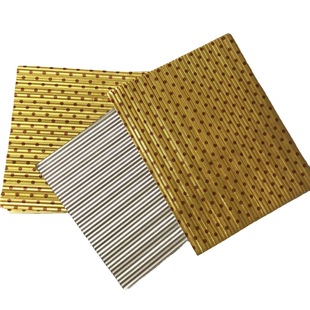 Aluminum Foil Paper Square 2 Wire Thickness Custom Color Printed Gold Dot Chocolate Candy Pure Aluminum Foil Wrapping Paper