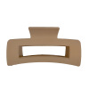 Matte square big hairgrip, crab pin for bath, shark, South Korea, simple and elegant design