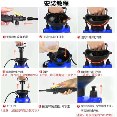 Portable car washer: car wash machines, household high-pressure
