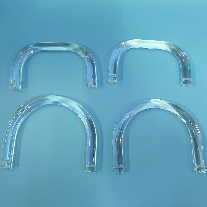 Cross-Border U-Shaped Transparent Acrylic Bag Handle, Inner Diameter 9.5cm Transparent Resin Handle, Bag Transparent Handle