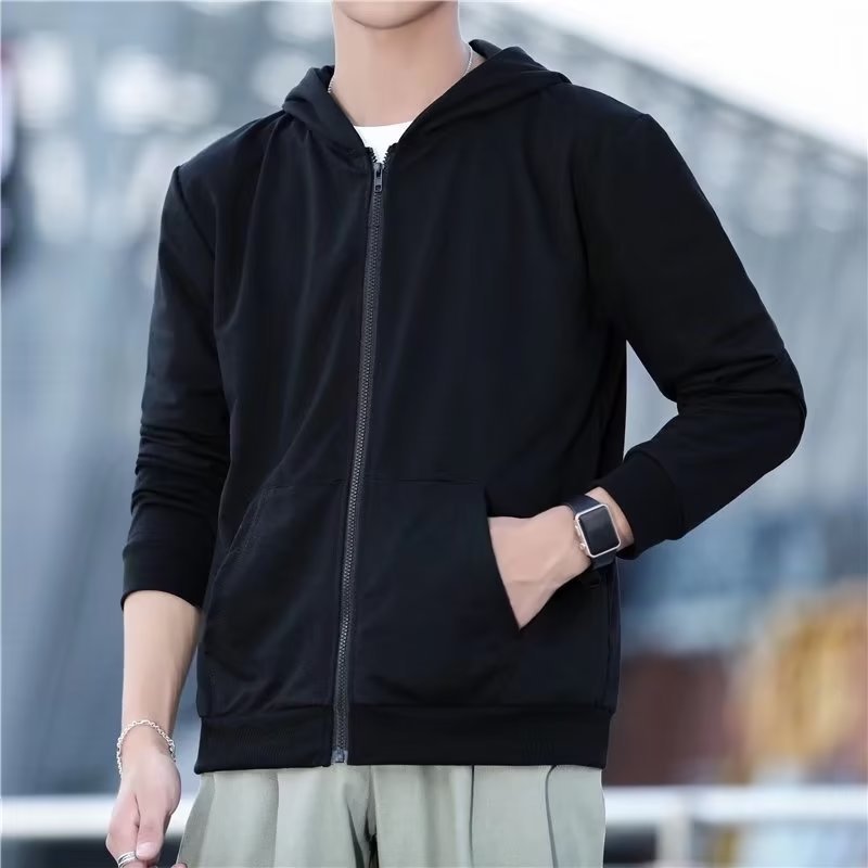 블랙 카디건 스웨터