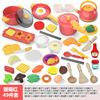 Family realistic kitchen for boys and girls, electromagnetic toy