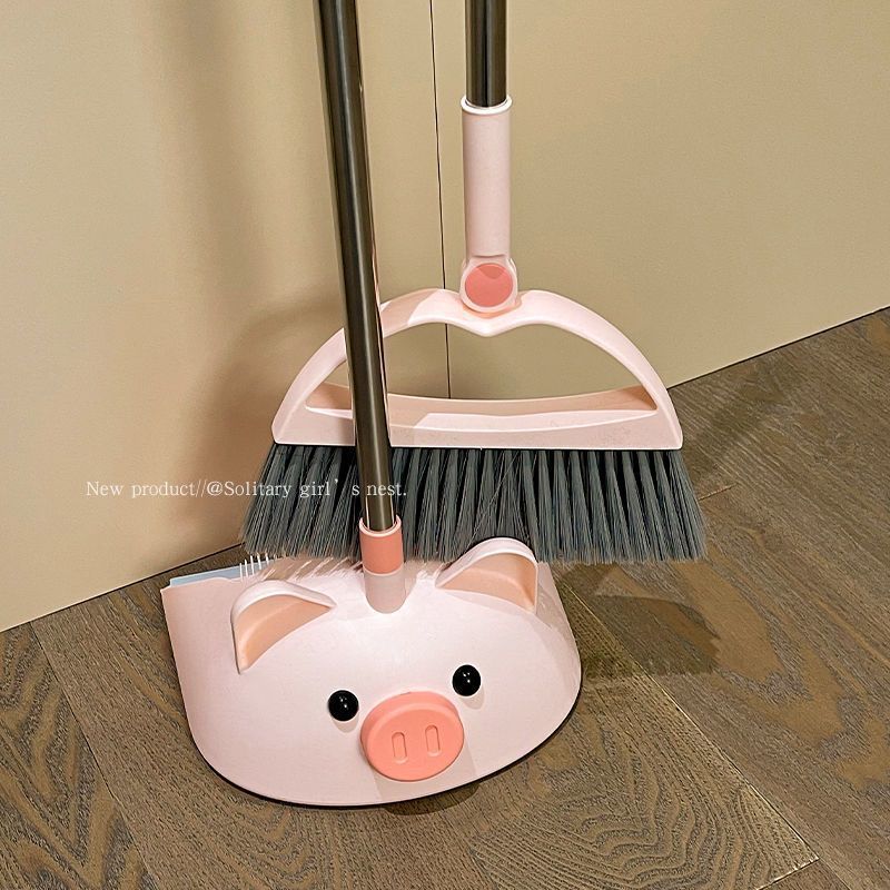 Hogar escoba linda combinación escoba y recogedor juego escoba de lana suave para barrer el suelo artefacto de interior Ver detalles Feiying