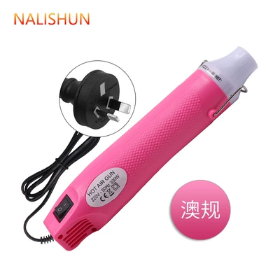 rubber stamp embossed powder heat Repair kit - color-changing-film-hot-air-gun-pink-australian-gauge