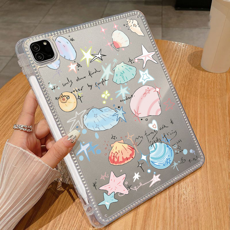 Suitable for iPad A16 Tablet Protective Case Air8Pro 11inch Acrylic Single-Bottom Protective Case Ipad11 Generation 11inch
