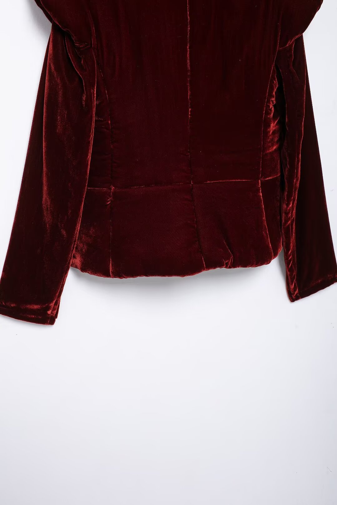 Polyester Women’s Autumn All-match Velvet Cotton Coat Jacket