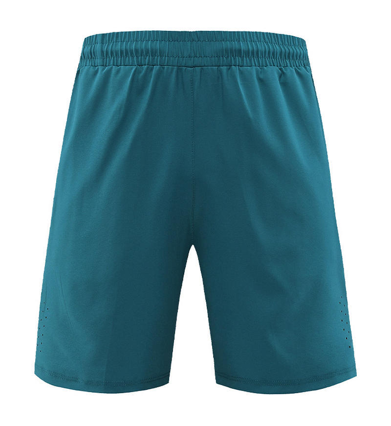 Pantalones cortos deportivos transfronterizos para hombres, verano, secado rápido, entrenamiento transpirable, baloncesto, pantalones deportivos para correr, pantalones cortos perforados con láser de cinco puntos
