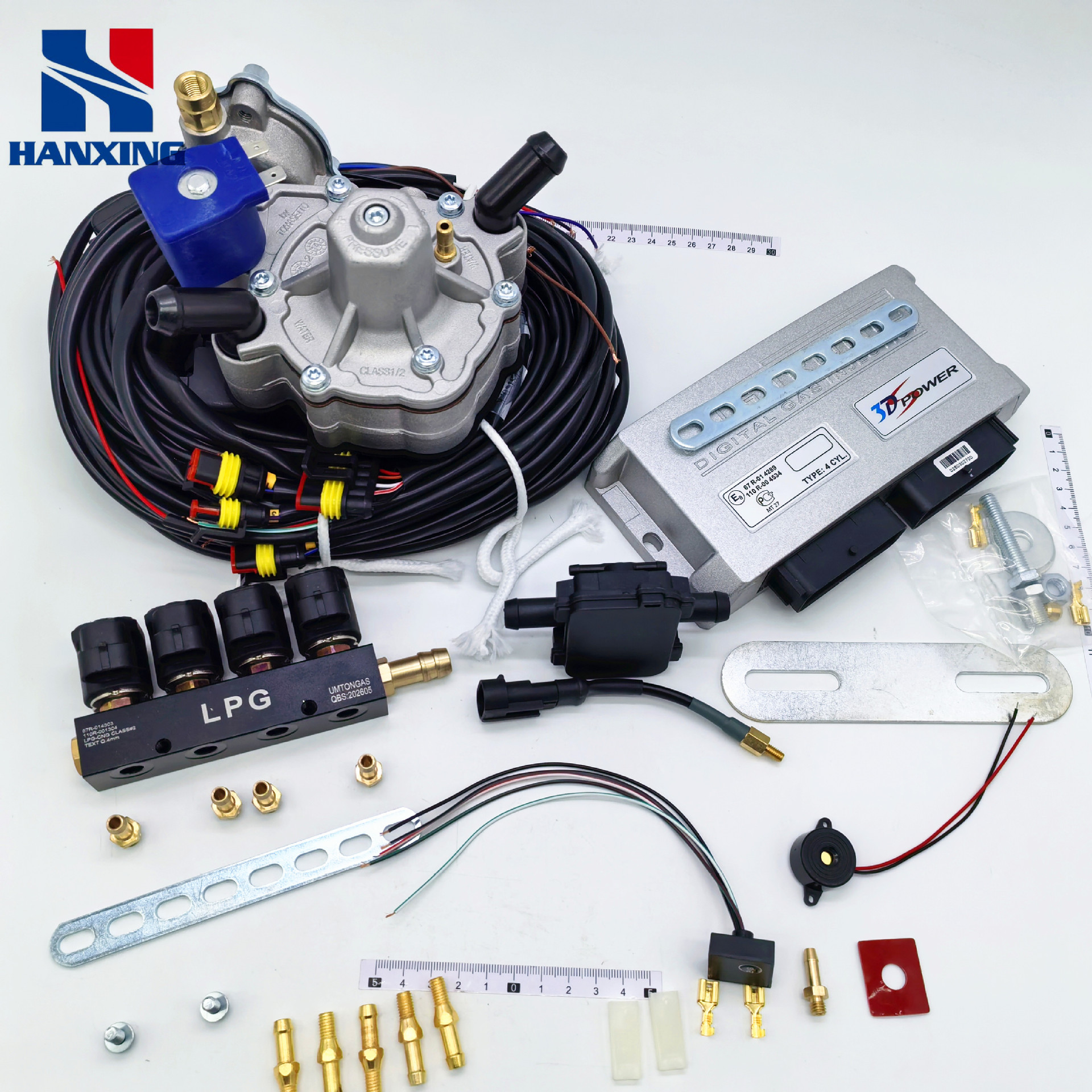Four-Engine Digitronic 3D Fuel System Kit Electronic Components 3D Spray Rail Nordic Deceleration