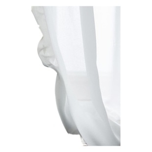 Amazon cross-border e-commerce factory direct simple window screen balcony white gauze transparent opaque Nordic bedroom curtains