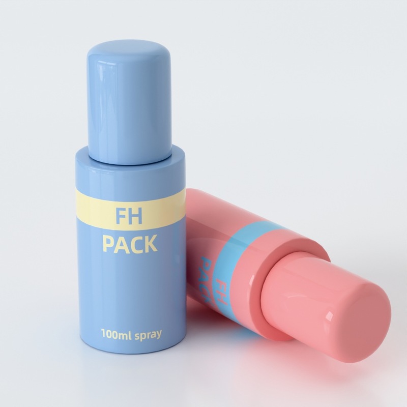 100ml PETプラスチックローションポンプボトルスキンケア製品包装|undefined