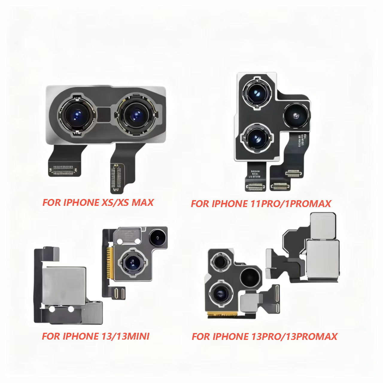 Para iPhone 13 14 15 16 plus pro promax Cámara frontal Cámara pequeña