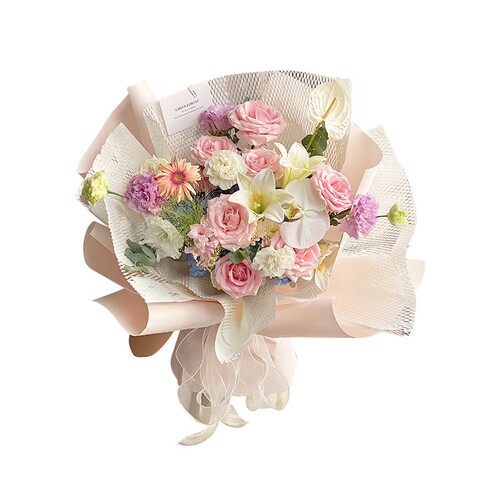 Core honeycomb paper mesh art paper solid color flower bag bouquet wrapping paper flower art flower shop diy material lining