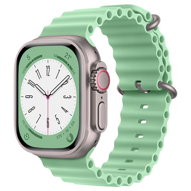 [Готовый запас и отправка в тот же день] Подходит для Apple Watch 8 Apple Ocean silikon strap Ultras8
