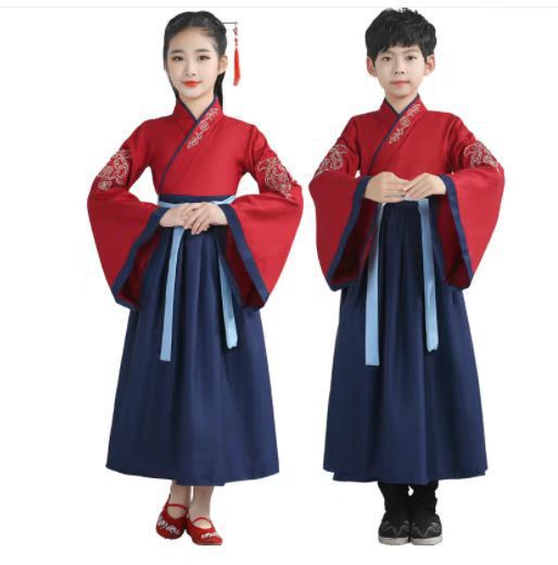 루이 스티치 레드 와이드 슬리브