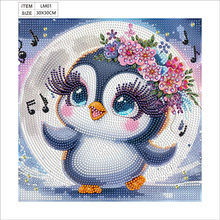 亚马逊新款diy钻石画满钻可爱动物点贴钻客厅卧室十字绣材料包