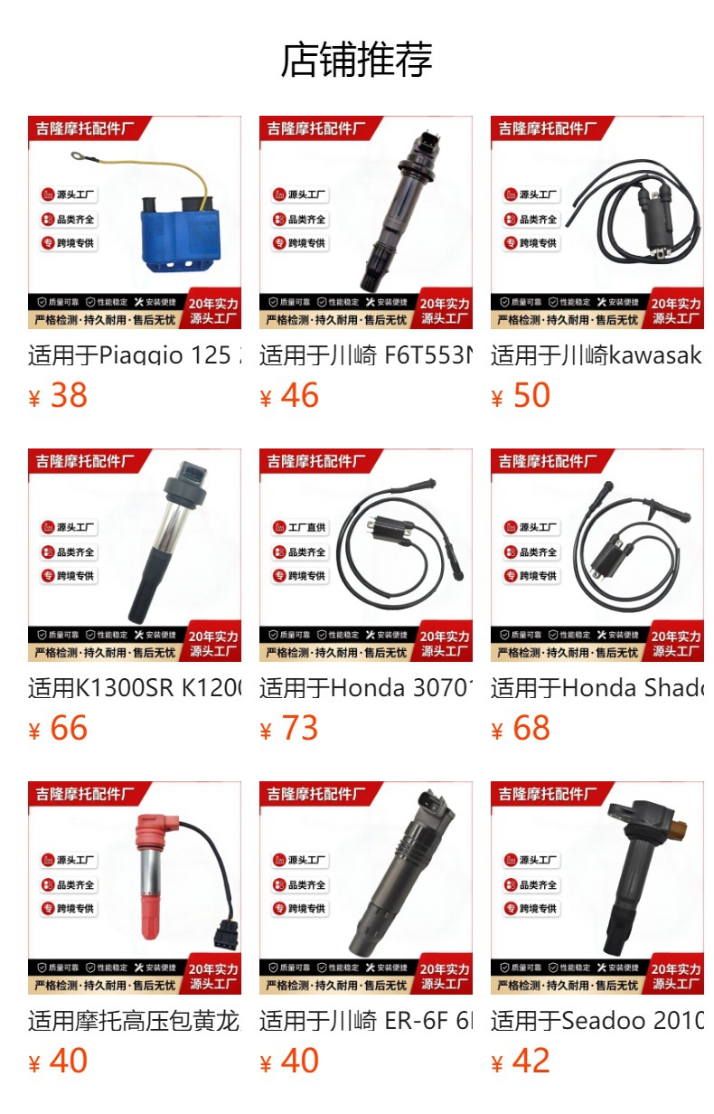 Suitable for Kymco400X-Citing Motorcycle High-Voltage Package Mux300Downtown250I Ignition Coil
