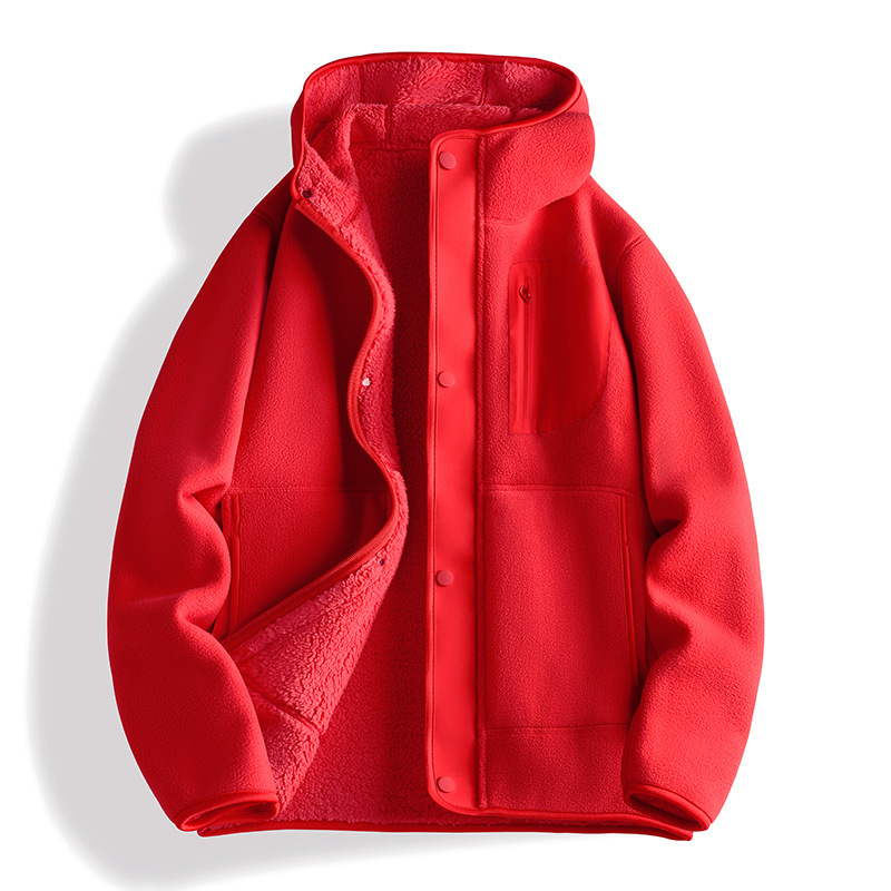 China rojo FJ-JJH92399 con chaqueta de terciopelo [color con capuchón de almacenamiento de calor y frío flexible 0 paquete de chaqueta de terciopelo