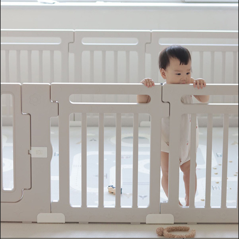 Baiyi Nature Fence Baby Game Protection Fence Children's Playground Living Room Floor Crawling Mat Integrated Household