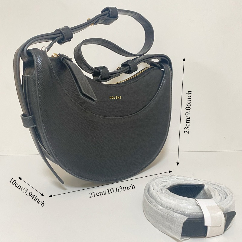 Cross-Border New Crescent Bag Half Moon Hobo Bag Underarm Bag Shoulder Crossbody Handbag For Women - Thumbnail 2