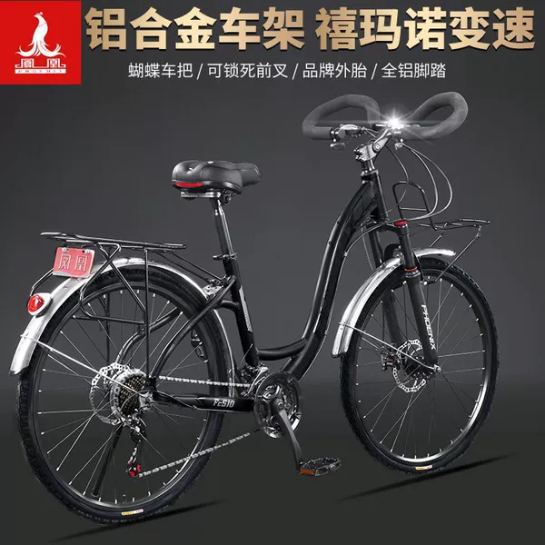 Journey Cool Black Aluminum Frame/Curved Beam/Butterfly Curved Handlebar