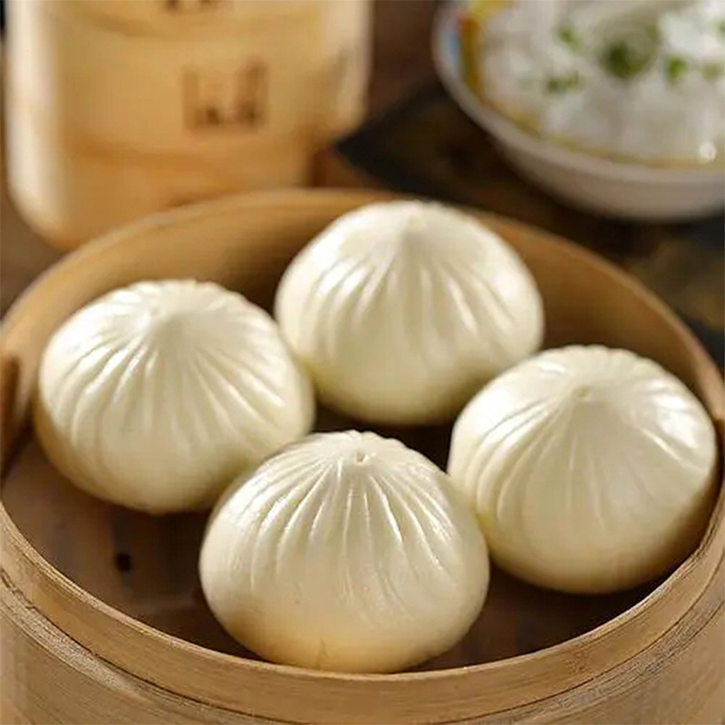 速凍包子批發醬肉味奶黃味鮮肉味紫薯包10個加熱即食便利包子早餐