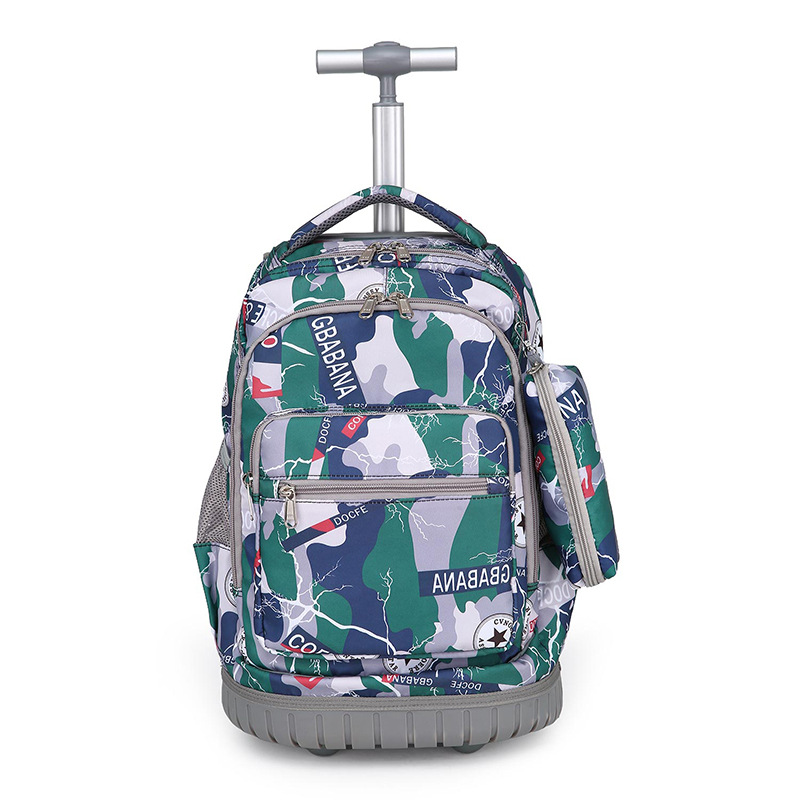 Ventas de fabricantes de estudiantes de primaria y secundaria 16 pulgadas actualización de seis ruedas mochila de viaje para niños 18 pulgadas