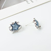 Silver needle, fashionable earrings from pearl, silver 925 sample, Korean style, light luxury style, wholesale