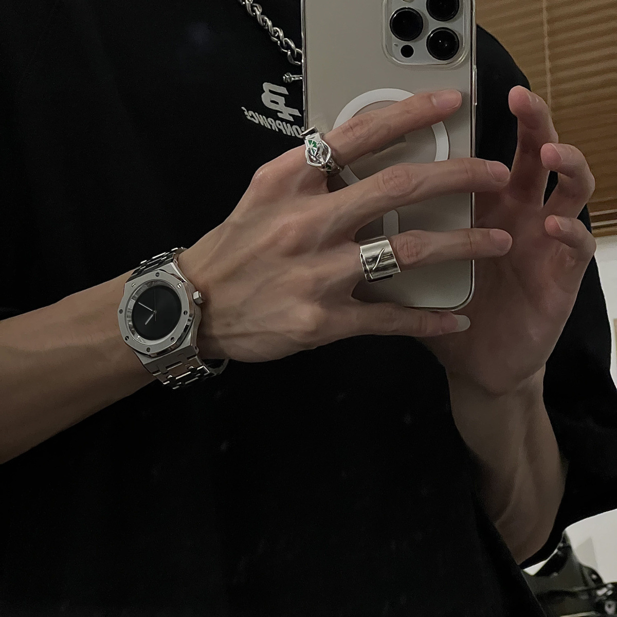 ロゴなし男性腕時計オリジナルデザイン夜光防水ビジネススポーツ対外貿易卸売り爆金石英腕時計ブーム