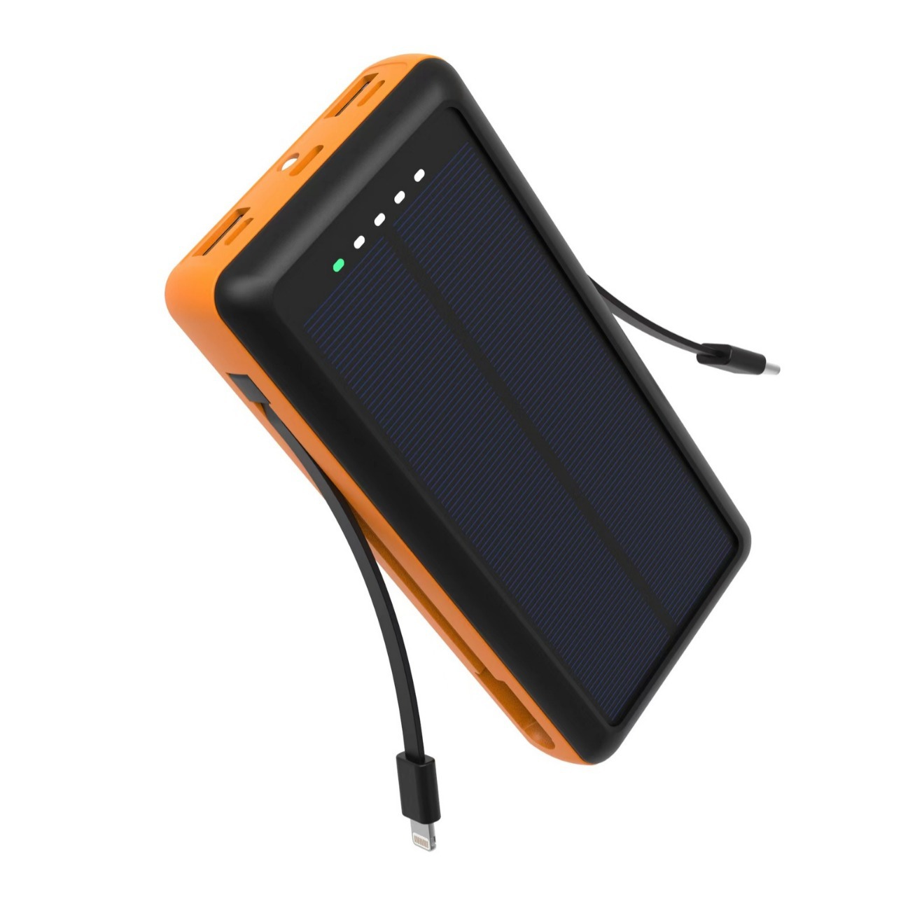 Cross-Border Pd22.5W Export Solar Power Bank Fast Charging 20000 Power Bank Outdoor Emergency Solar