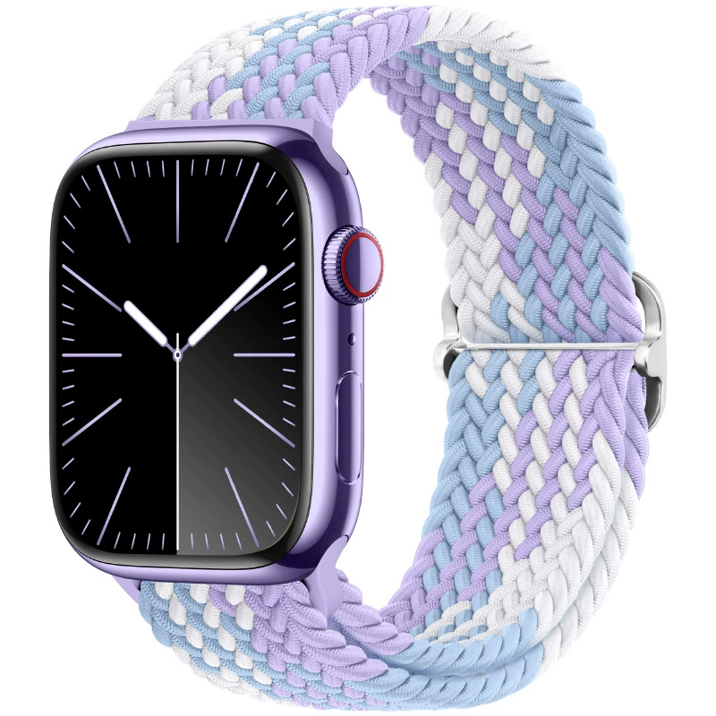 Смарт-ремешок Apple Watch подходит для Apple iWatch поколения 67891011 регулируемый нейлоновый переплетенный ремешок новый стиль