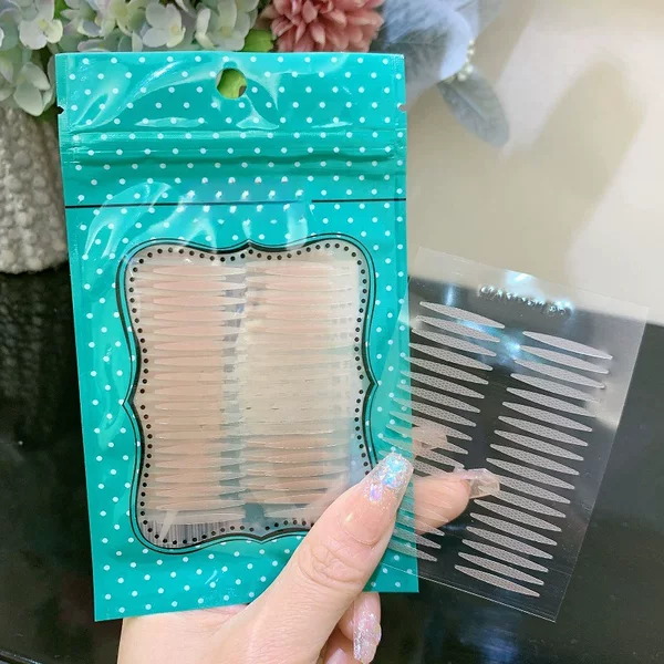 Hanbel genuine matte double eyelid patch lace invisible seamless swollen eye bubble single eyelid makeup artist paste strong