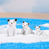 Doll, resin, jewelry, accessory, polar bear, micro landscape