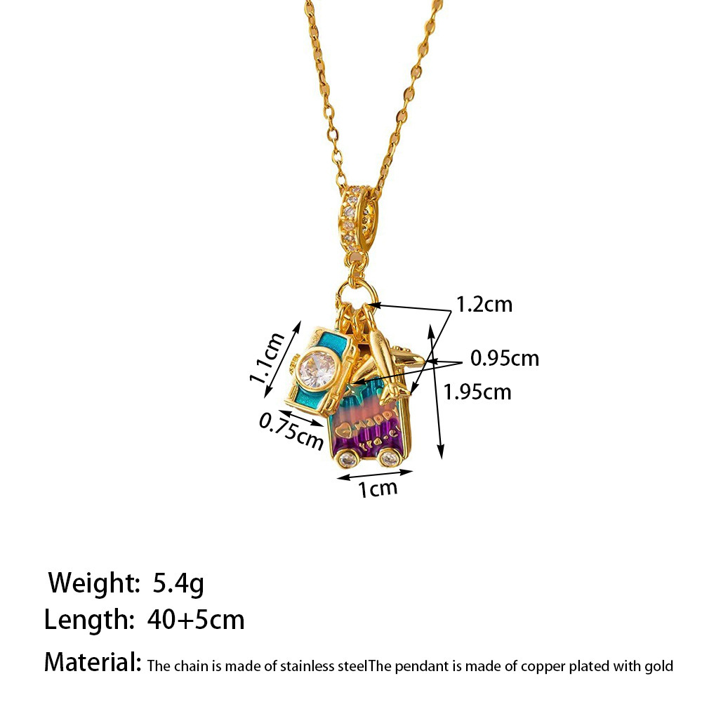 2g Weight PVD Coated Gold Plating Process 18K Real Gold Plated Plating Material Copper Pendant Material Pendant Necklace Classification 304 Stainless Steel Chain Material 1 Piece Quantity Holiday, Daily Occasion 304 Stainless Steel, Copper Material Heart Shape, Flower, Bow Knot Pattern Women's Gender Elegant, Streetwear Style Plating Craft Titanium Steel Copper Plating Heart Shape Flower Bow Knot Pendant Necklace 1