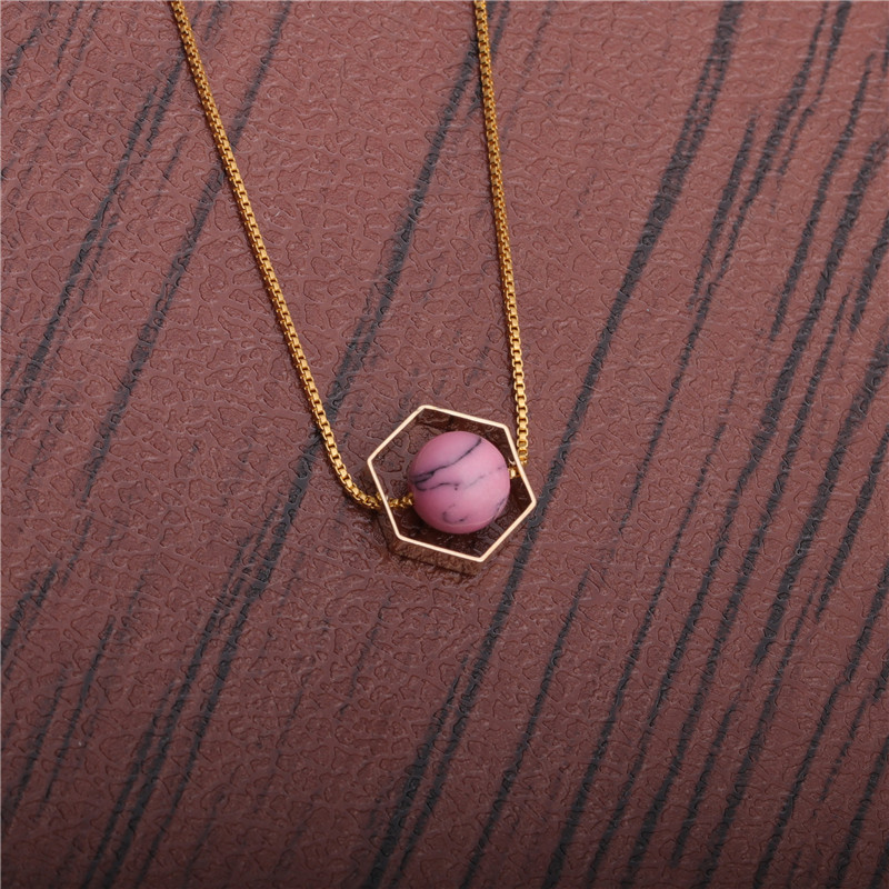 white powder blue turquoise Necklace