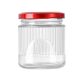 Food grade 380ml aunt fresh stew glass bottle flower glue bird's nest stew soup bottle jam bottle high temperature resistant steaming