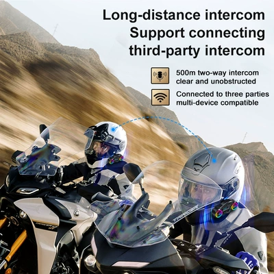 Helmet Headset Dual-Core Bluetooth | Motorcycle Helmet Headset