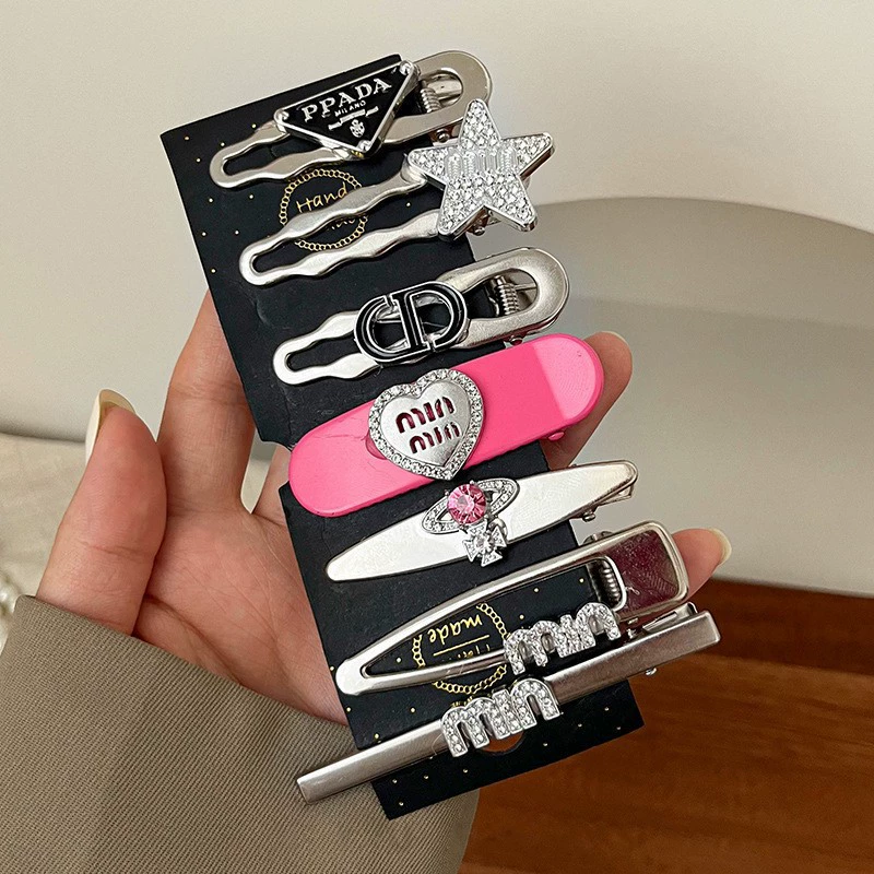 Партия товаров на один доллар, комплект для лоточника: допаминовая цветочная заколка для волос, корейская девичья сердечная боковая утконосовая заколка, летняя заколка для волос, аксессуар для женщин