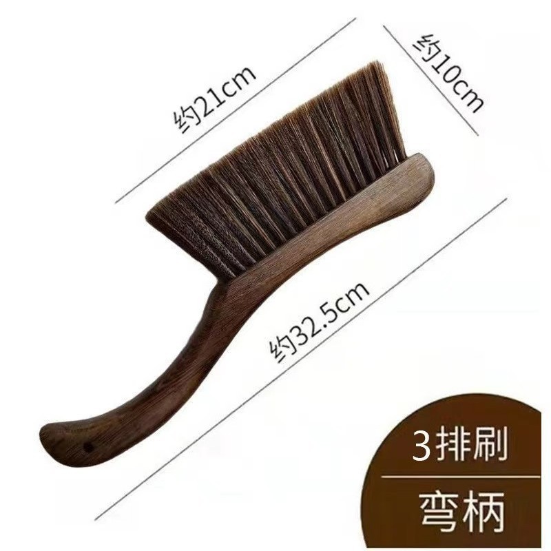 닭 날개 나무 3 줄 곡선 손잡이