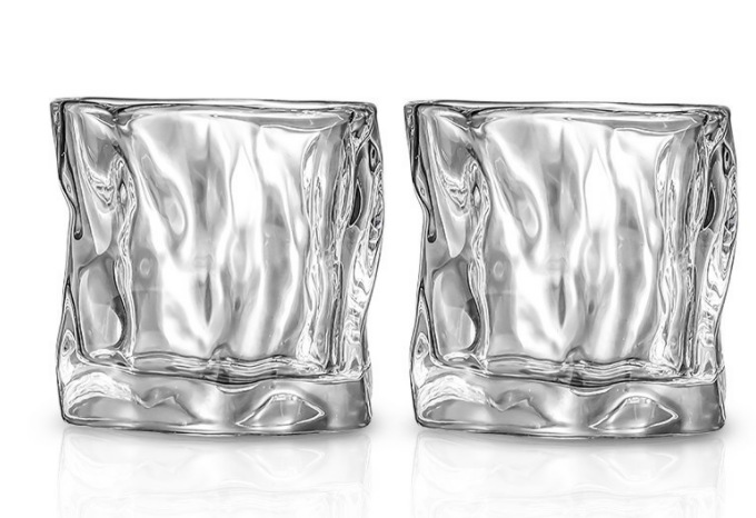 INS café universal de forma especial trenzado taza de agua productos de vidrio transparente taza de leche regalos de apertura puede ser al por mayor