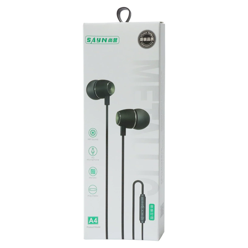 In-ear Headphones A3/A8 Type-C & 3.5 mm Wired Earphones, Hi‑Fi Bass, Compatible Huawei Xiaomi