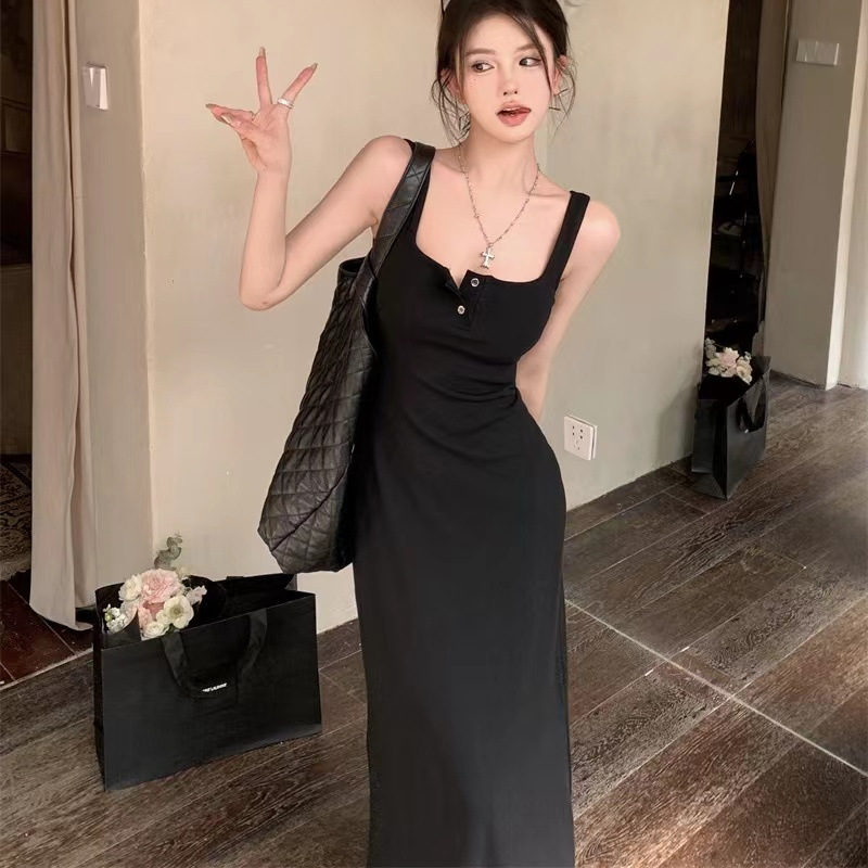 Black summer dress