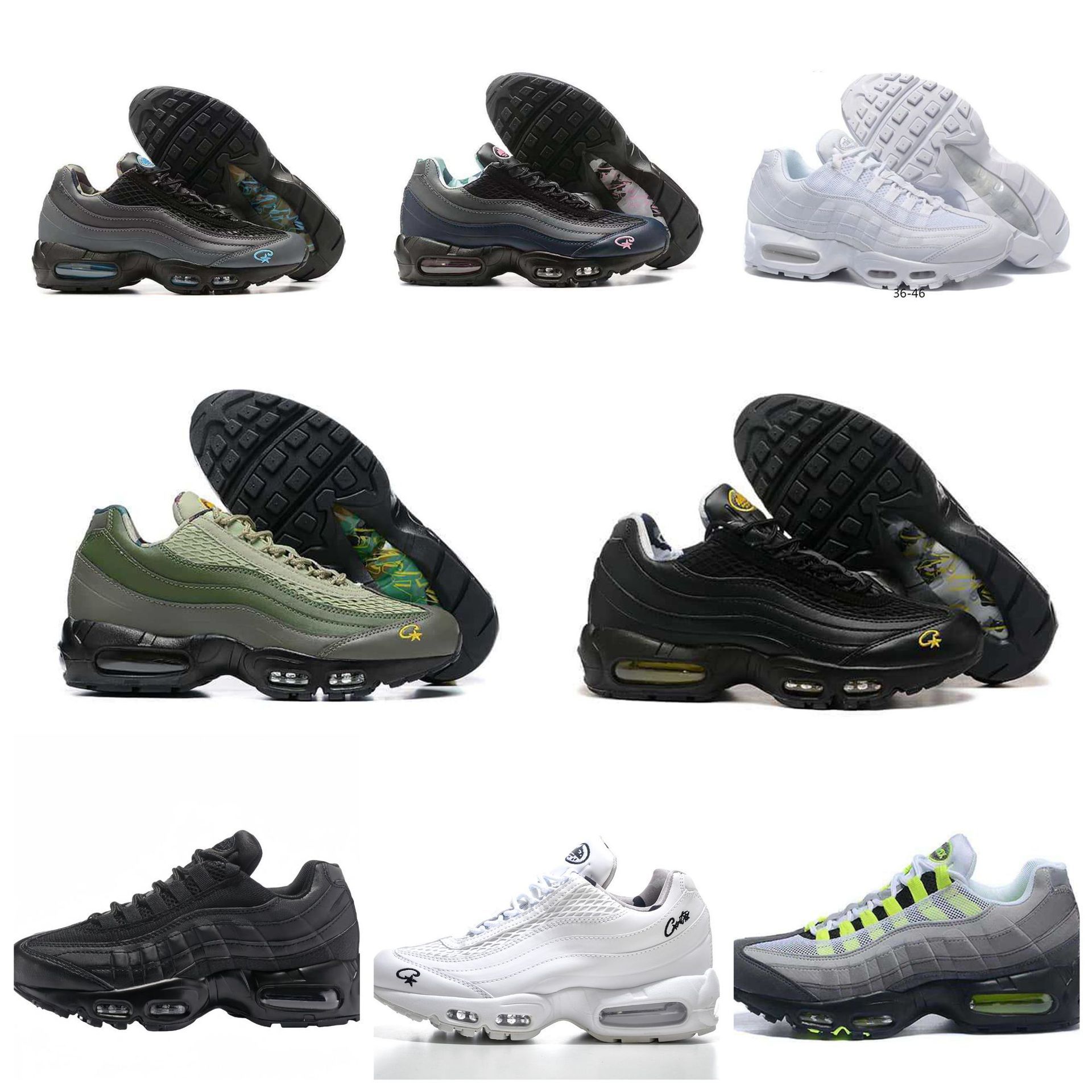유럽 남성 신발 Putian 대외 무역 AIR MAX 95 에어 쿠션 러닝 스포츠 신발 남성 및 여성 캐주얼 신발