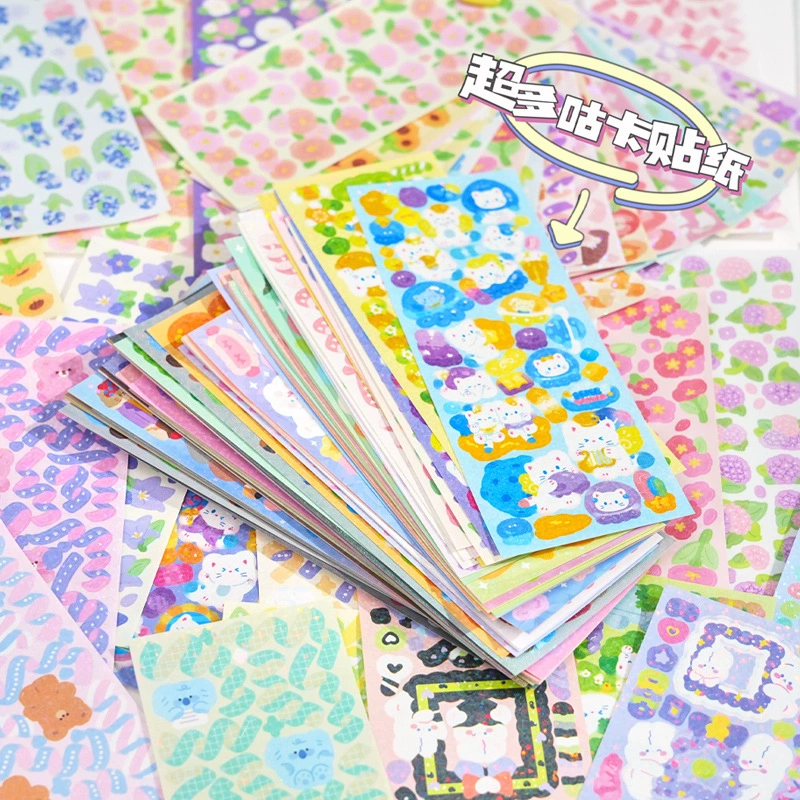 Начальная пора наклейки Sticker, набор мультфильм, детские наклейки