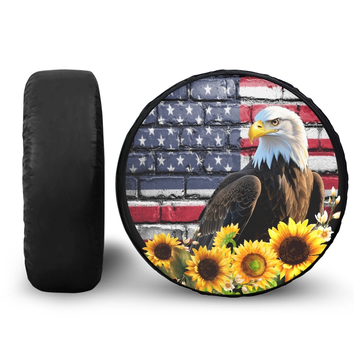 Laitu Keding Polynesian printed pattern car universal dustproof spare tire cover car decoration auto parts