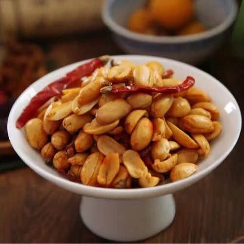 Delicious wine-flavored spicy peanut fried peanut appetizer snack 110g