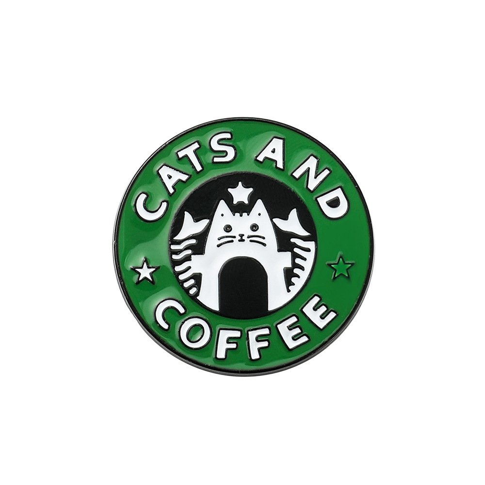 Gato gordo lindo gato broche europeo y americano gato de dibujos animados garra dedo del pie equipo oean esmalte pin ropa Accesorios