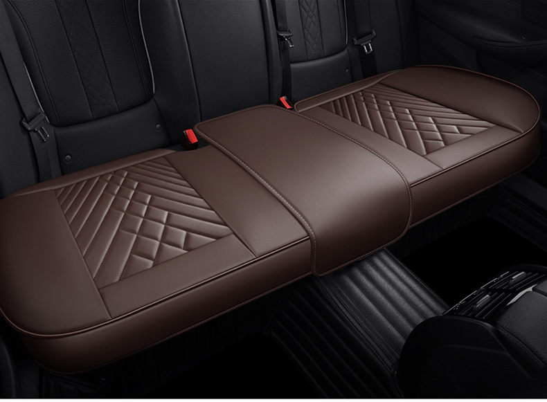 2025 New Amazon Full Leather Three-Piece Car Cushion Leather Cushion Backless Car Cushion Wholesale