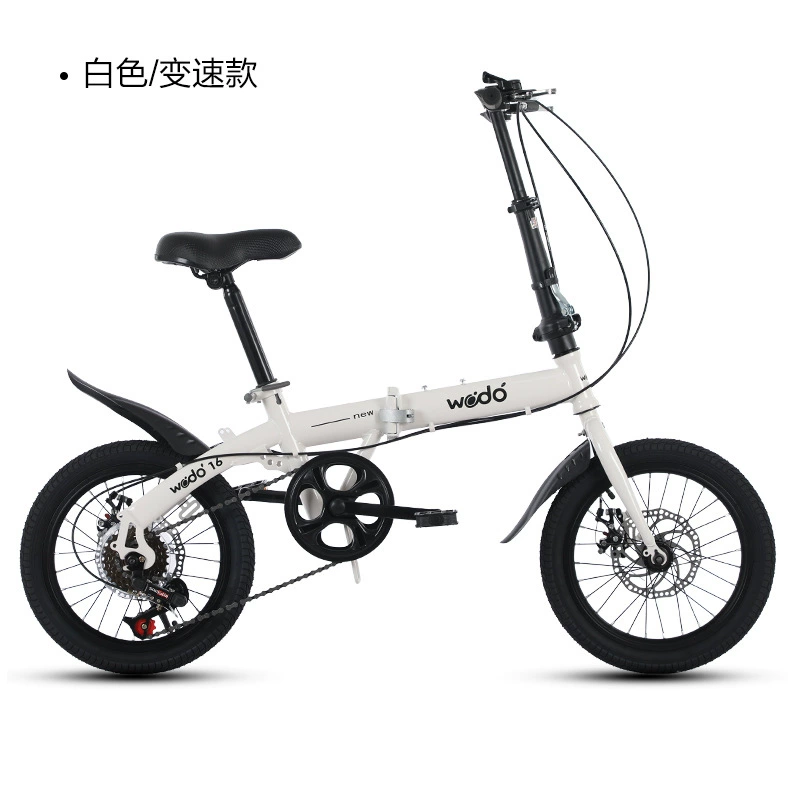 Миниатюрный складной BMX диск тормоз, универсальный складной велосипед для студентов, 16 дюймов