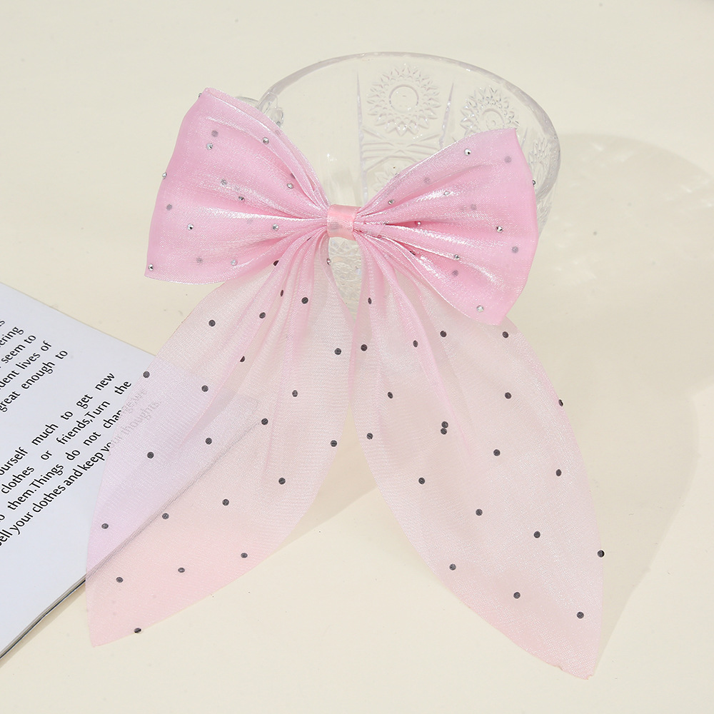 Pequeño viento fragante, gran sauce, punto de plata, cola de golondrina, lazo, accesorios de joyería de bricolaje hechos a mano, accesorios para el cabello de pinza de gasa