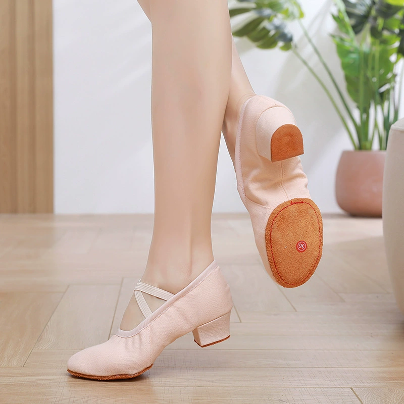  pievant -free body dance shoes women's belt roots ballet soft bottom yoga belly dance adult teachers girls practice shoes